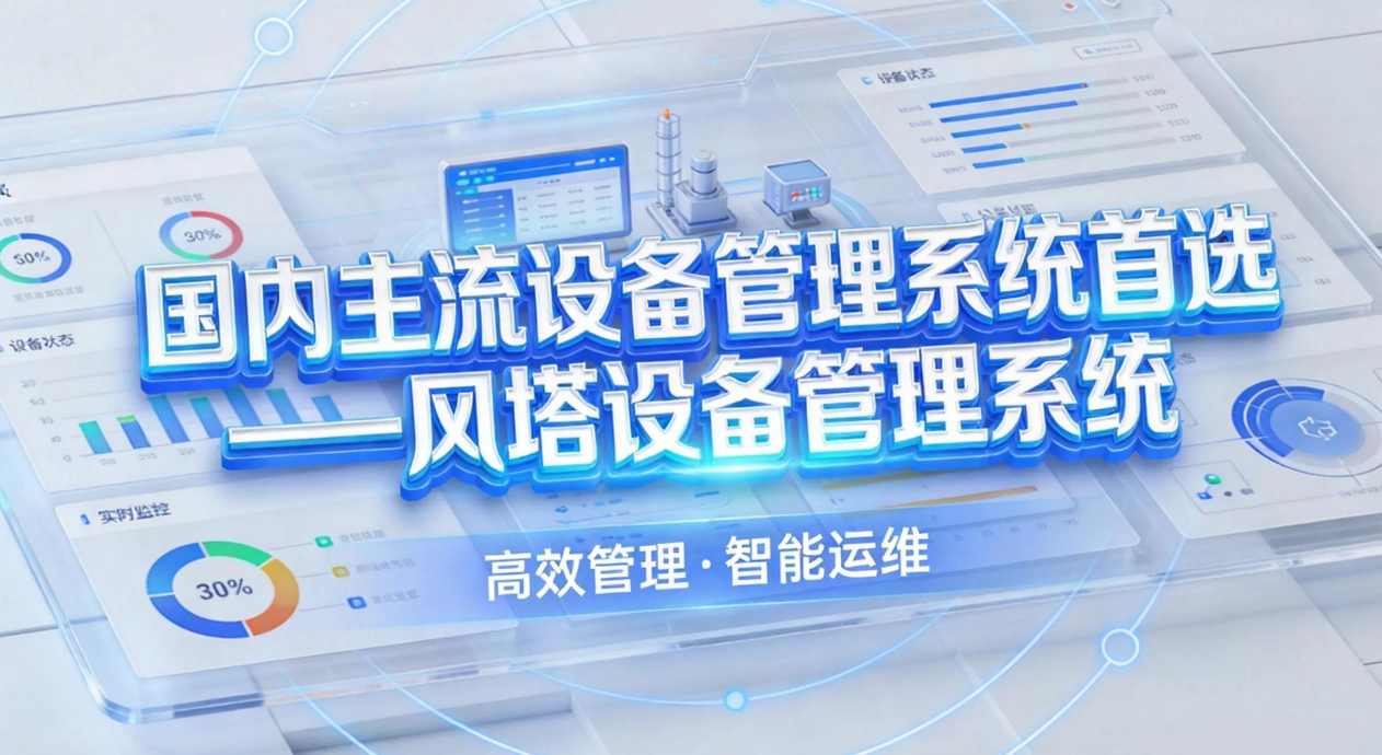 国内主流设备管理系统首选——风塔设备管理系统，全生命周期覆盖，一键告别台账混乱与巡检低效。