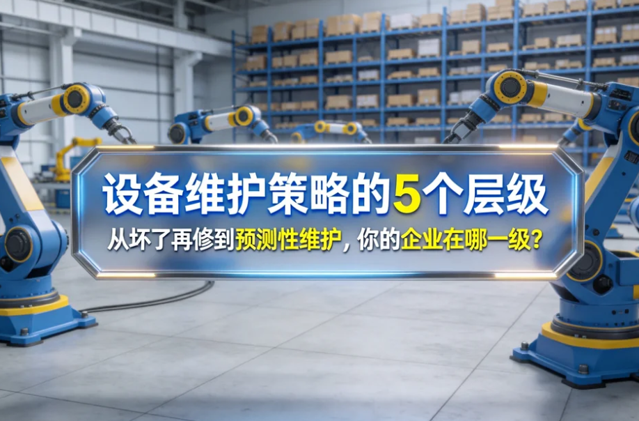 设备维护策略的5个层级，你的企业到哪一级了？